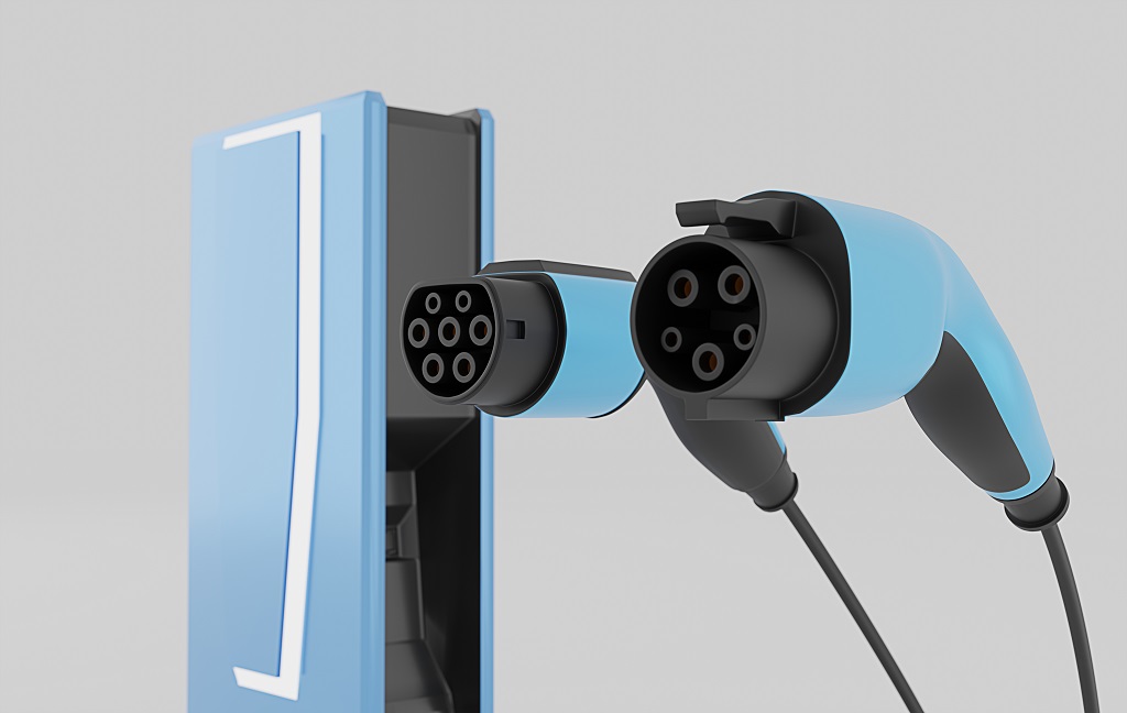 Prise type 2 borne de recharge