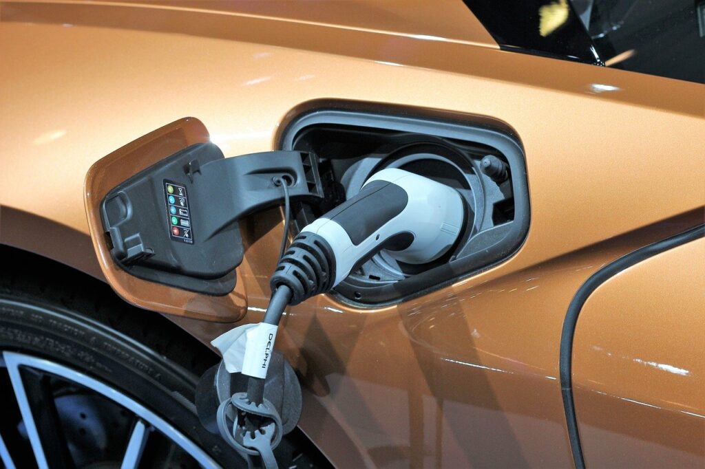 borne de recharge branche voiture