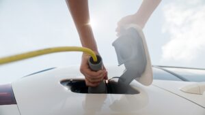 Borne de recharge deux véhicules
