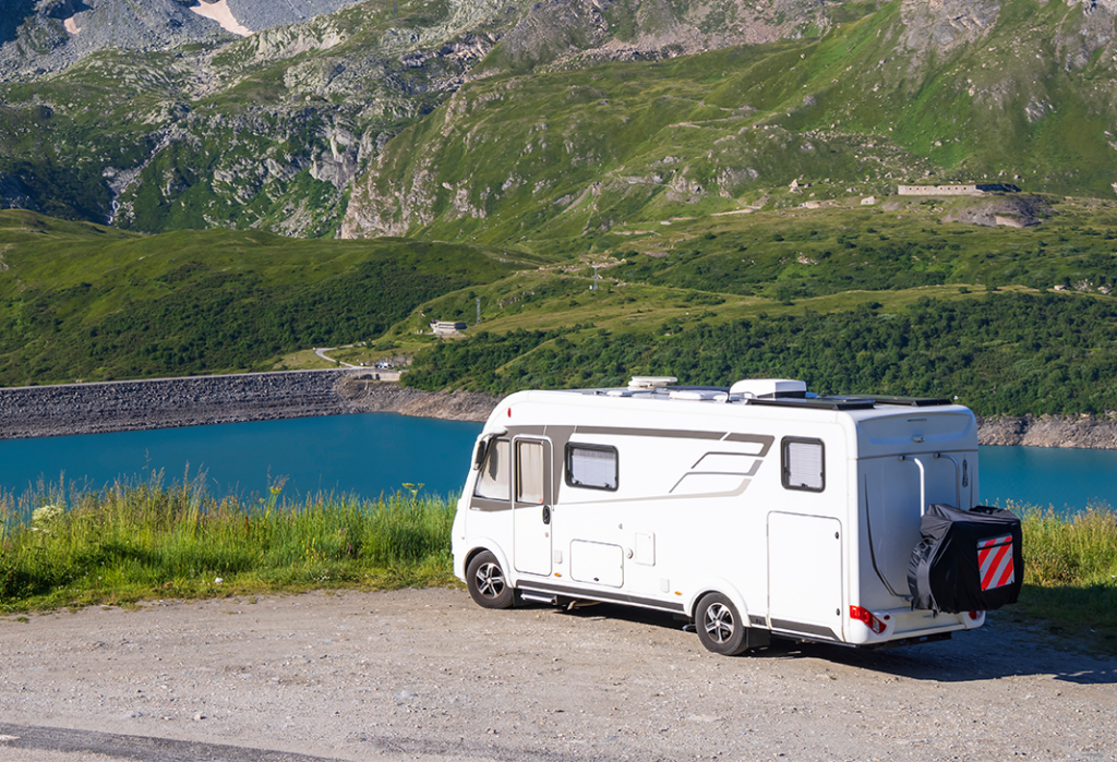camping car montagnes