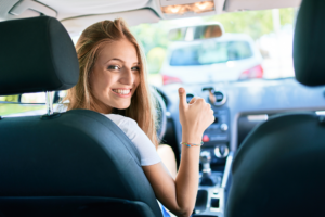 conductrice voiture